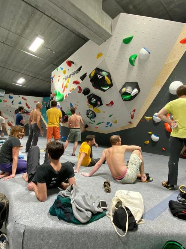 Indoor climbing